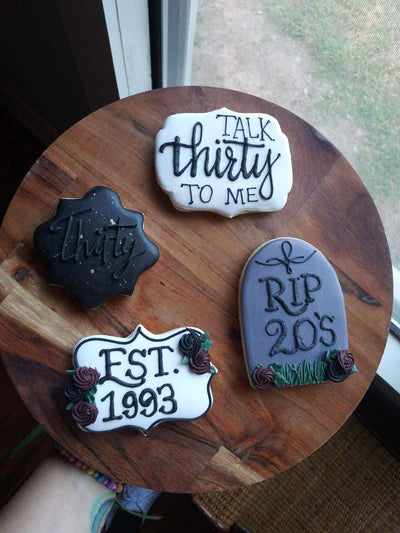 Two Design Decorated Cookies (Dozen)